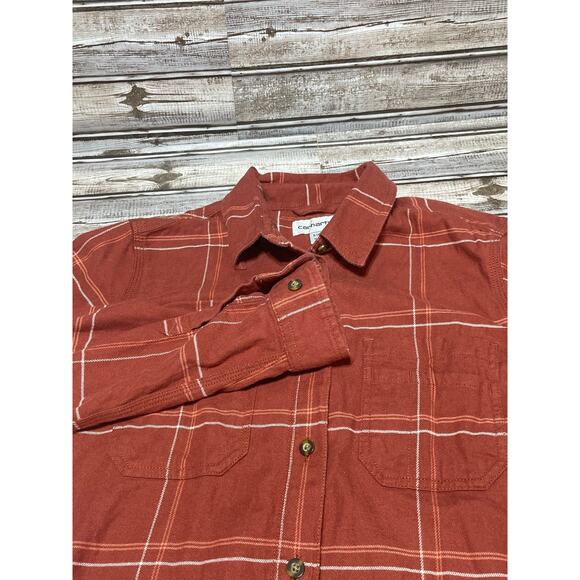 Carhartt Women’s Long‎ Sleeve Button Up Size  Small 4/6 - Picture 1 of 7